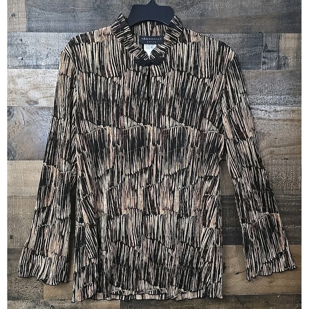 VTG Women Accordion Top Size 12P Y2K Boho Career Witchy Fairygoth Classic
